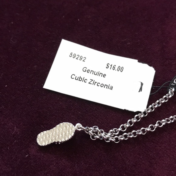 Cookie Lee Gen Cubic Zirconia Ankle Bracelet - Picture 6 of 6